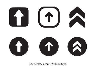 Up and down arrow vector icon set. arrows icon vector illustration eps 10.