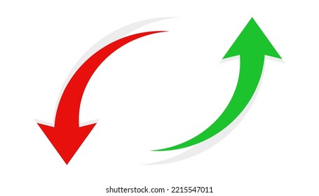 Up down arrow vector icons.  Vector illustration. eps10
