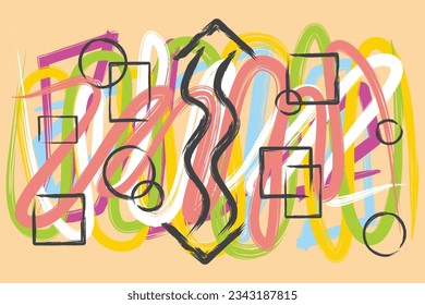 up down arrows opposite direction symbol colorful wallpaper background vector 