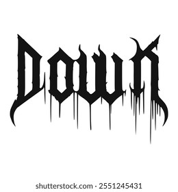 baixo black metal moda adesivo t camisa música vetor ilustração modelo design