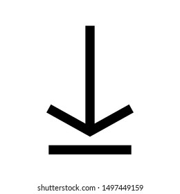 down button on out line