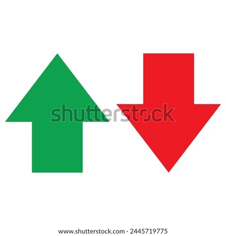 Up down coloring arrows. Up and Down Arrow Icon. Vector Icon Illustration. Arrow up and down banner yellow background. Up and down arrow vector isolated.