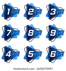 Down count vector. Countdown timer with number 4 and hourglass symbol for special deal. Business banner design for sale, limited offer or promo. Web and mobile label for discount and only one week lef