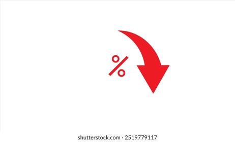 Pfeil-Symbol auf weißem Hintergrund.
