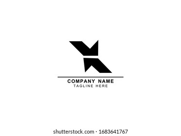Up and Down fast Arrow minimal logo