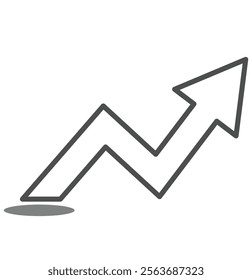 Up and down graph chart vector icon set. growth increase and decrease sign. economy rise and decline symbol. upward or downward trend bar chart icon. profit and loss statistics. Design eps 10