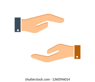 Up and down hand icon