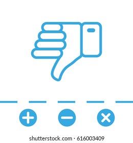 down hand icon