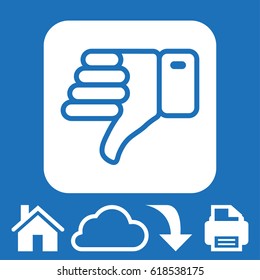 down hand icon