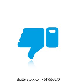 down hand icon