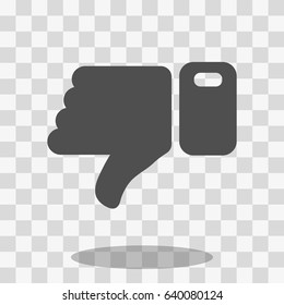 down hand icon