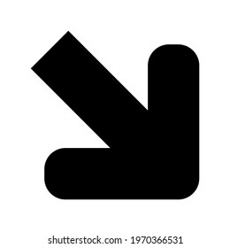 down icon or logo isolated sign symbol vector illustration - high quality black style vector icons
