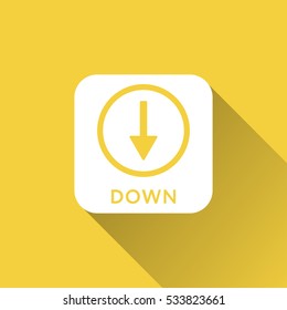 down icon for web mobile and business