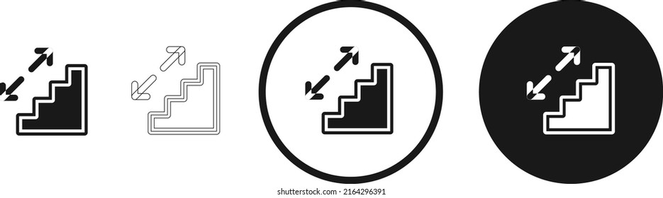 up and down icon . web icon set . icons collection flat. Simple vector illustration.