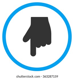 Down Index Finger Icon
