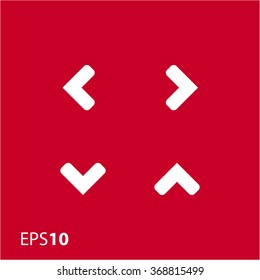Up Down Left Right arrows for web
