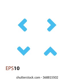 Up Down Left Right arrows for web