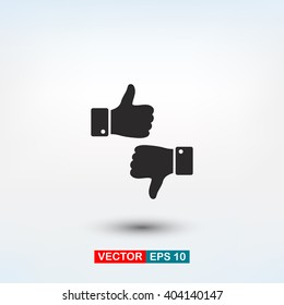 up and down,  like icon. One of set web icons