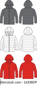 Down Maya Jacket Fashion Templates