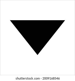 down pointer icon design vector