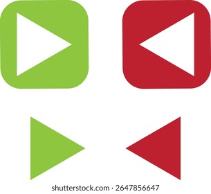 up down and right left arrow navigation direction vector design eps 10 