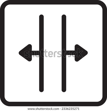 Down Rotation Text Outline Icon