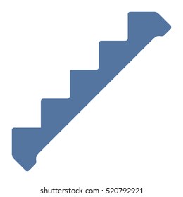 Down Staircase Icon Vector flat design style