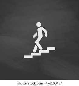 11,358 Walking down stairs icon Images, Stock Photos & Vectors ...