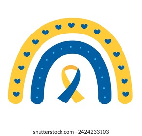 down syndrome awareness illustration vector