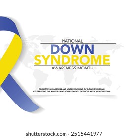 O mês de consciência da Síndrome de Down é observado todos os anos em outubro, é uma condição em que uma pessoa tem um cromossomo extra, eles são pequenos pacotes de genes no corpo.	