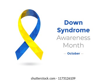 Down Syndrome Awareness Month October Concept Stock Vector (Royalty ...