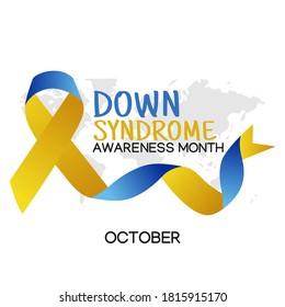 down syndrome awareness month vector illustration