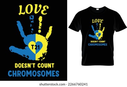 DOWN SYNDROME T - SHIRT DESIGN.