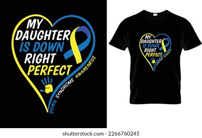 DOWN SYNDROME T - SHIRT DESIGN.