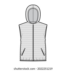 Sleeveless Hoodie Mockup Hd Stock Images Shutterstock