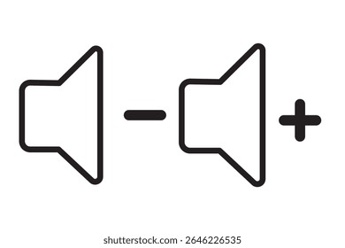 up down volume icon eps 10 file