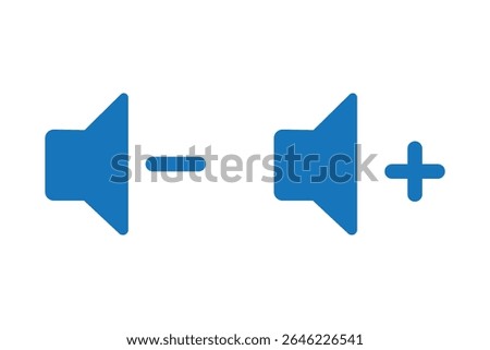 up down volume icon eps 10 file