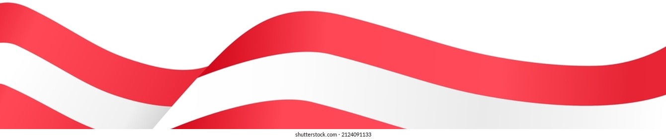 Down waving Austria  flag  isolated  on png or transparent background,Symbol of Austria, template for banner,card,advertising ,promote,and business matching country poster, vector illustration