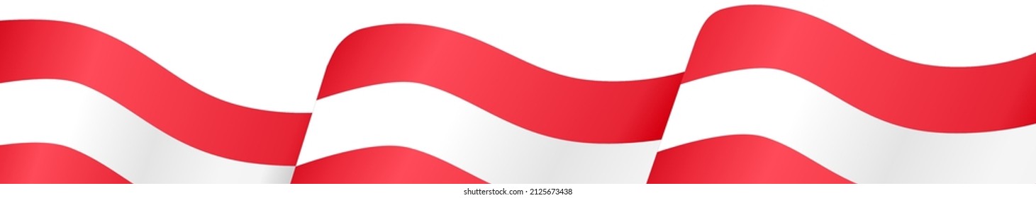 Down waving Austria  flag  isolated  on png or transparent background,Symbol of Austria, template for banner,card,advertising ,promote,and business matching country poster, vector illustration