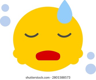 Downcast Flat Style Icon Design