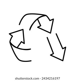 Downcycling color flat icon. Zero waste lifestyle. Eco friendly.