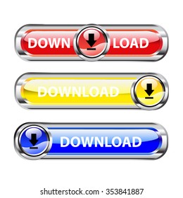 Download 3D Button Collection Vector