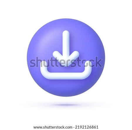 Download 3d, great design for any purposes. Vector illustration design. Check mark icon. Realistic 3d arrow, cursor. Web ui design