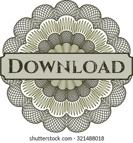 Download abstract rosette