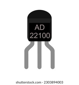 Download AD22100 Vector Illustration in EPS Format for Precision Temperature Sensing Applications