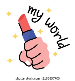 Download amazing sticker of my world 