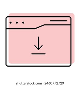 Download arrow Fill inside vector icon which can easily modify or edit 