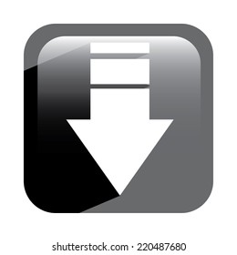 download arrow graphic design , vector illustration