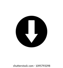 download arrow icon. Element of web icon for mobile concept and web apps. Isolated download arrow icon can be used for web and mobile. Premium icon on white background