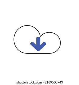 Descargar diseño plano de icono de flecha